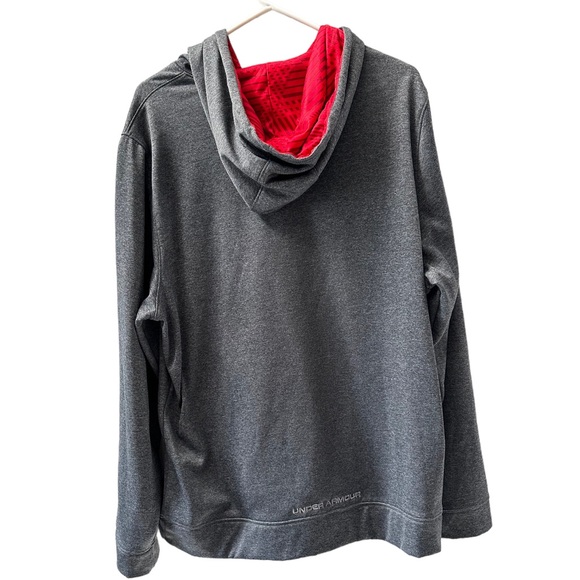 Men’s Under Armor Long Sleeve Fleece Hoodie Sweatshirt with UA Logo, Large. - Picture 9 of 10